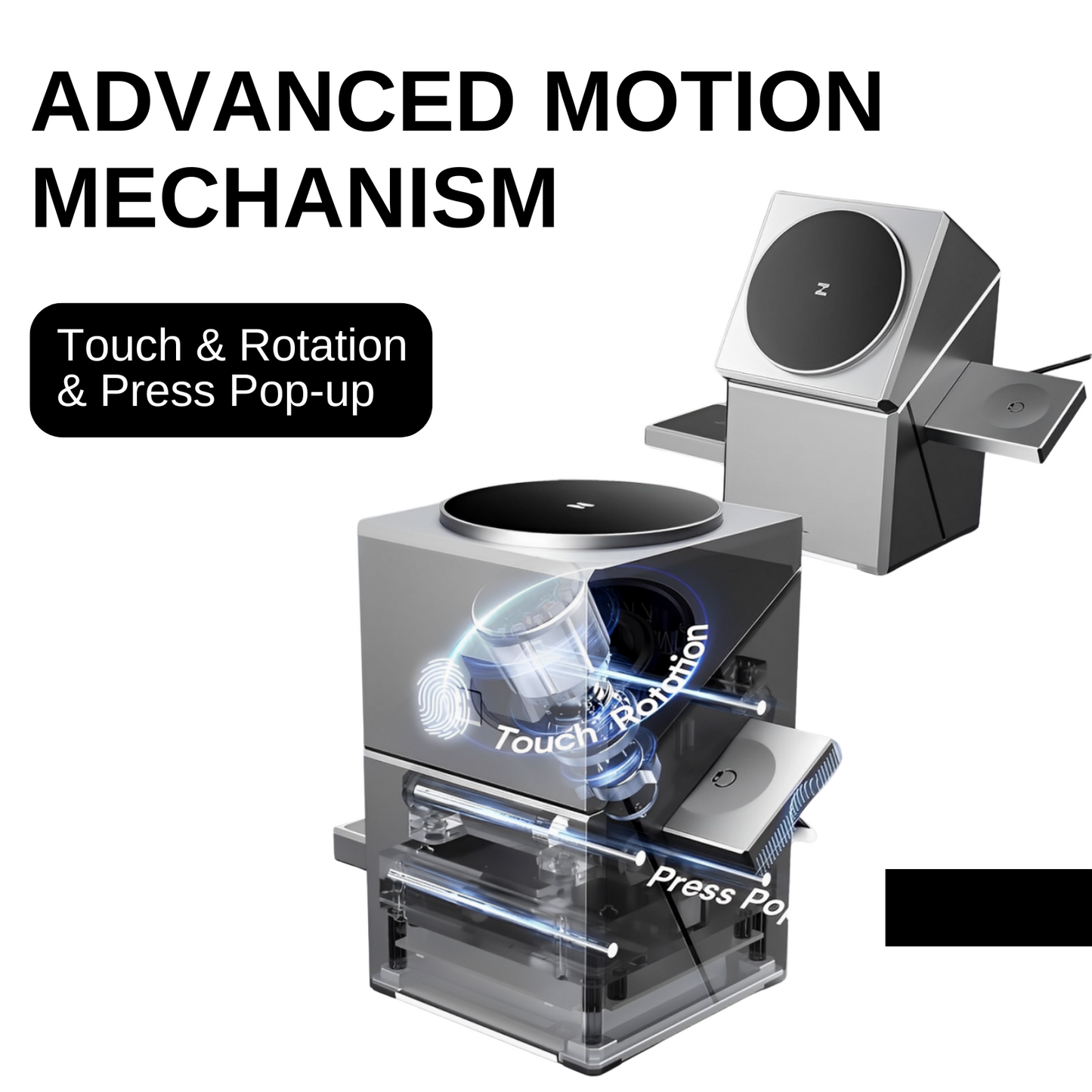 BESTYPE™ POWERDOCK-X 3-IN-1 AUTO-ROTATING WIRELESS CHARGING STATION