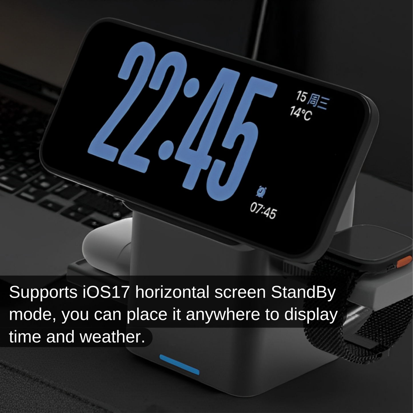 BESTYPE™ POWERDOCK-X 3-IN-1 AUTO-ROTATING WIRELESS CHARGING STATION