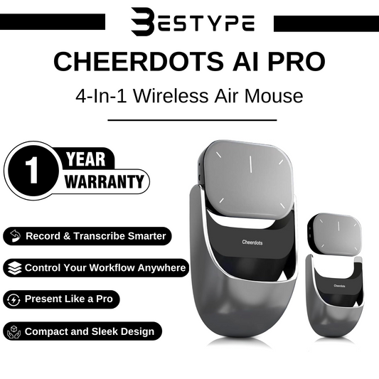 BESTYPE™ CHEERDOTS AI PRO – 4-IN-1 WIRELESS AIR MOUSE